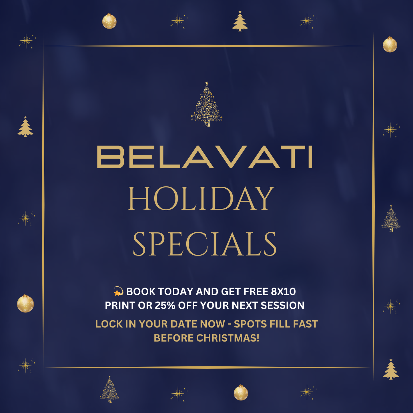 🎄 BELAVATI HOLIDAY SPECIALS