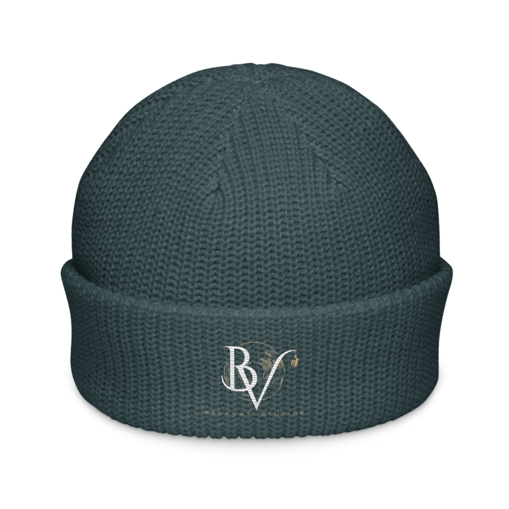 BV EMBROIDERED BEANIE HAT