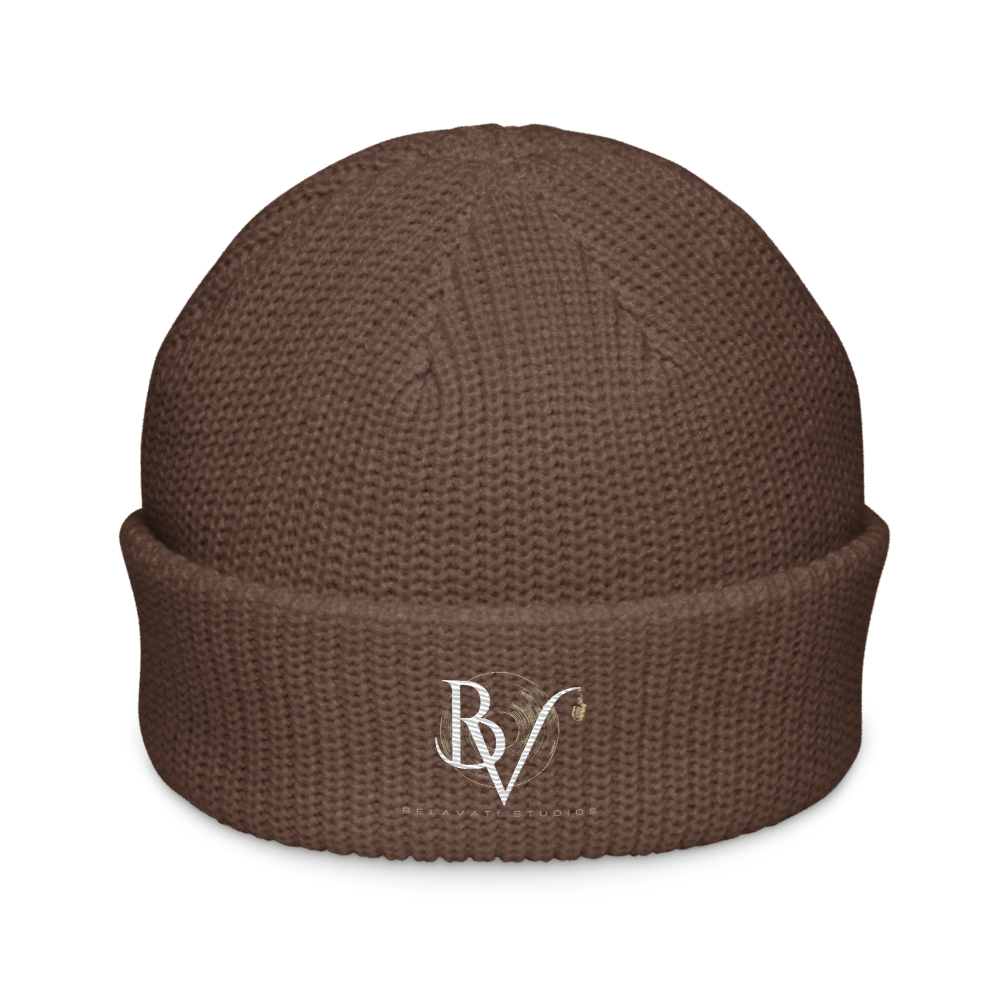 BV EMBROIDERED BEANIE HAT